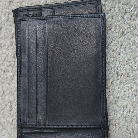 Men's leather wallet - NWOT - Picture 3 of 11